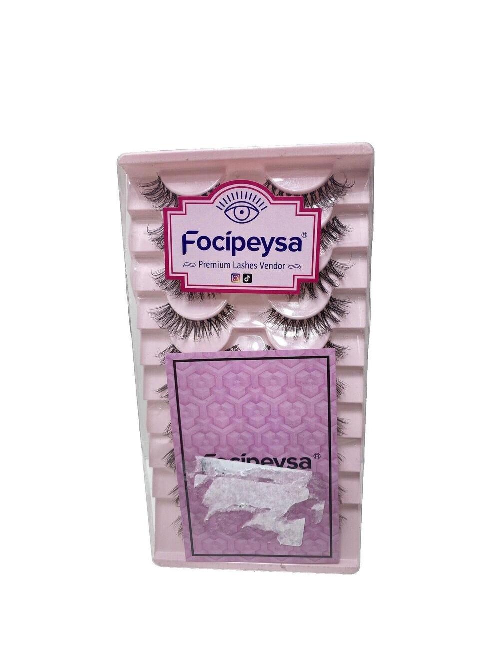 Focipeysa False Eyelashes New Beauty Makeup Eye Lashes Pack